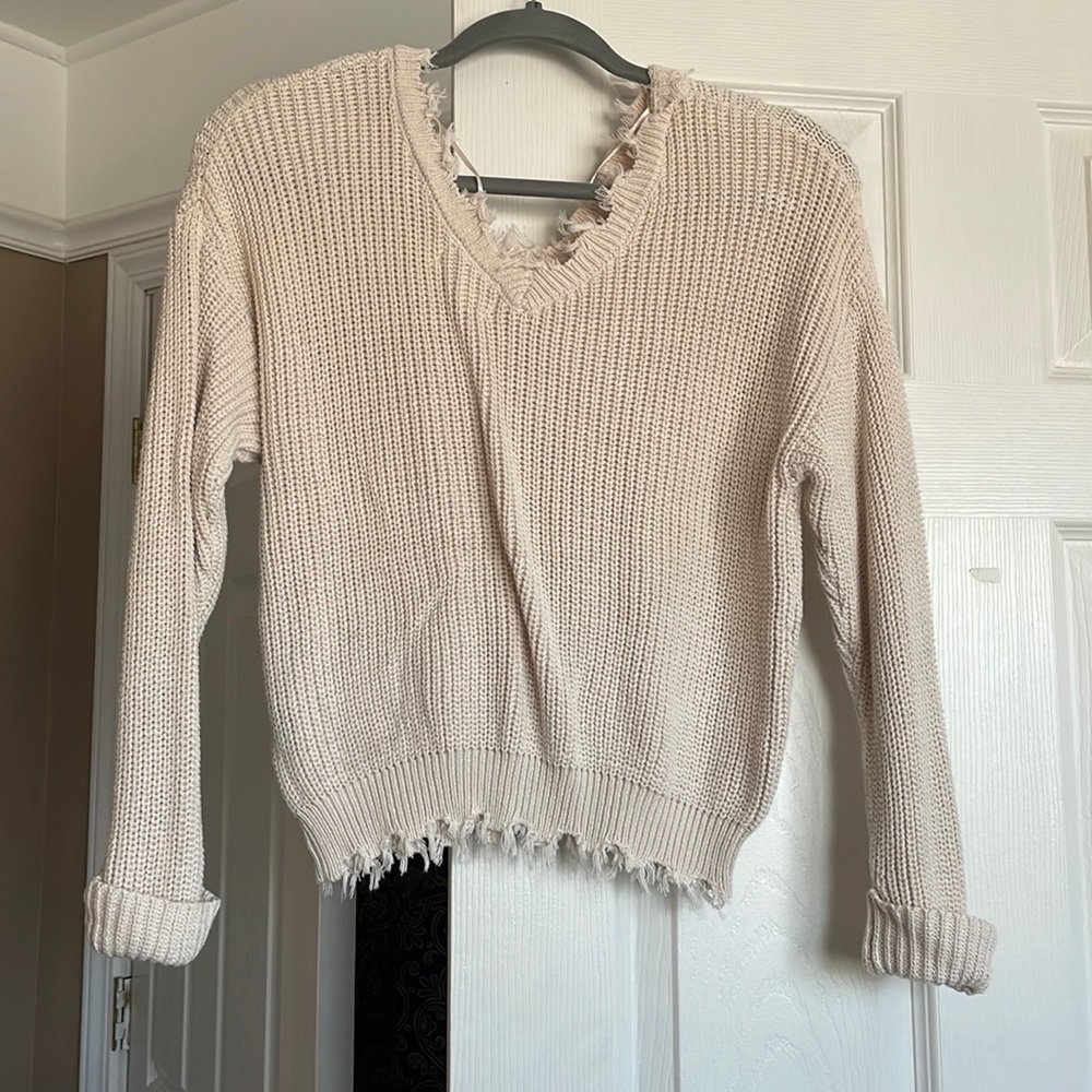 Women’s Beige Knit Sweater